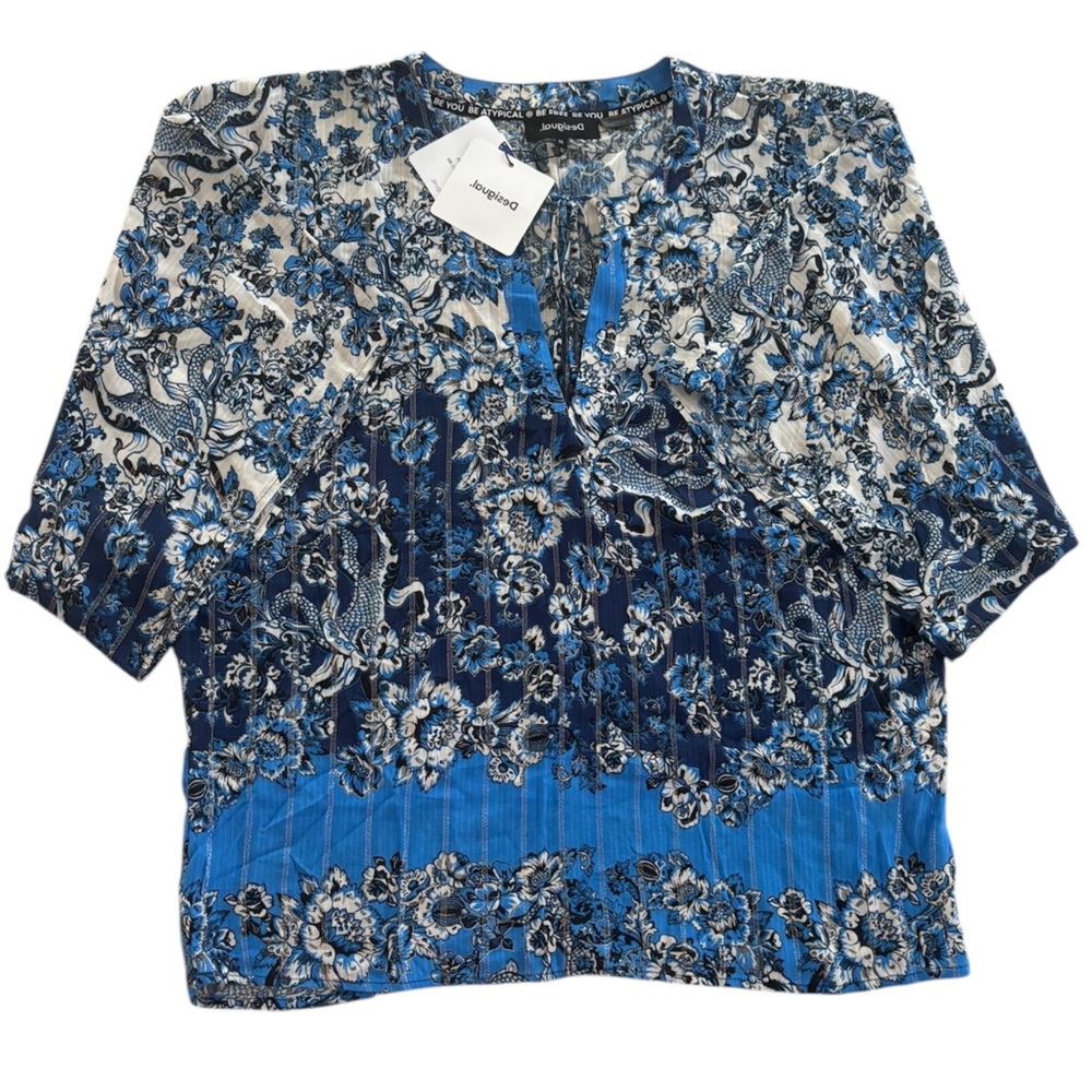 NWT Desigual Blusa Athenas in Medium